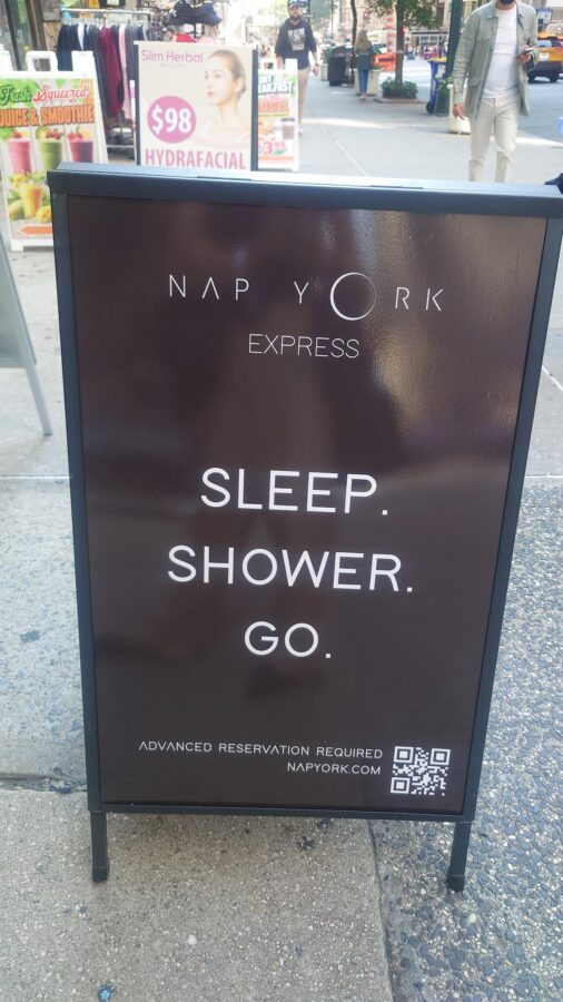 Nap York Entrance Sign | Photo Credit: Sophia Calderone