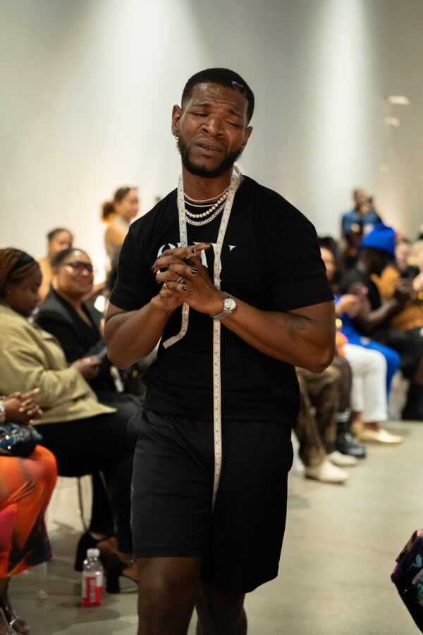 Designer Timothy Nashhh at SFW Runway 2024 Photo by Phocusd Views